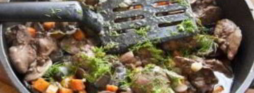 печеночный паштет с грибами. Шаг 2