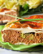 Печеночный паштет запеченный в тесте