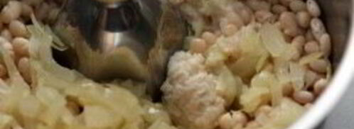 постный паштет из фасоли. Шаг 3