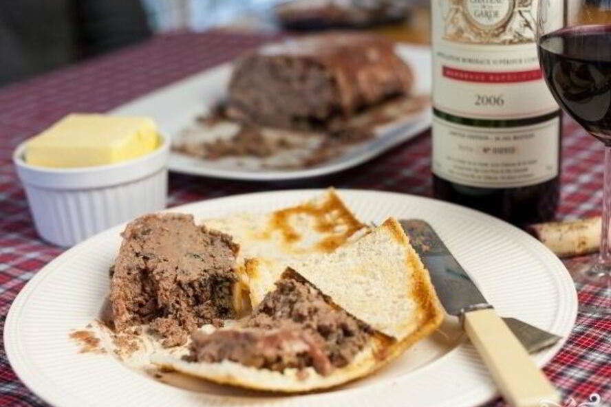 Рецепт запеченного паштета из куриной печени