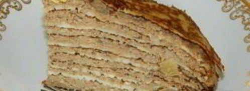 блинный торт с печенью. Шаг 4