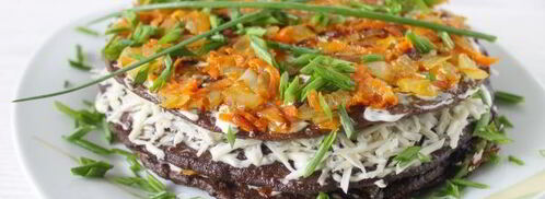 печеночный торт из свиной печени. Шаг 13