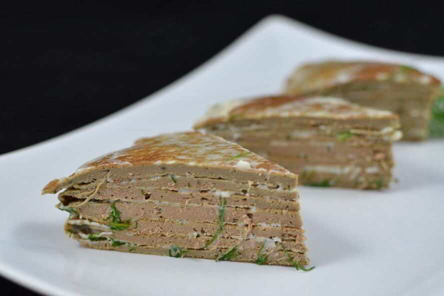 Рецепт торта из куриной печени