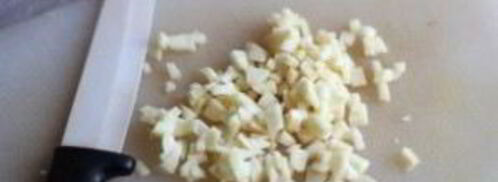 помидоры, фаршированные куриным филе и овощами. Шаг 2