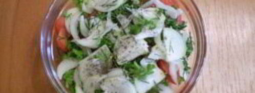 помидоры с луком. Шаг 5