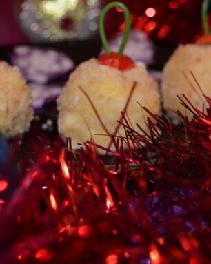 Праздничная закуска елочные шары