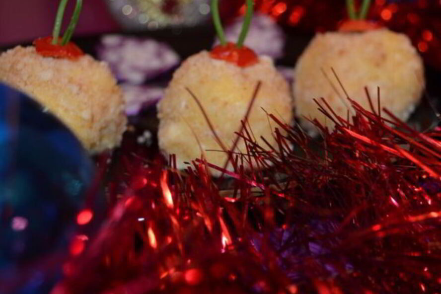 Рецепт праздничной закуски елочные шары