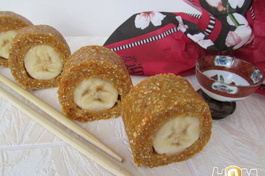 Рецепт банановых роллов