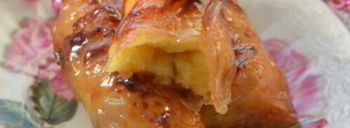 банановые спринг-роллы. Шаг 5