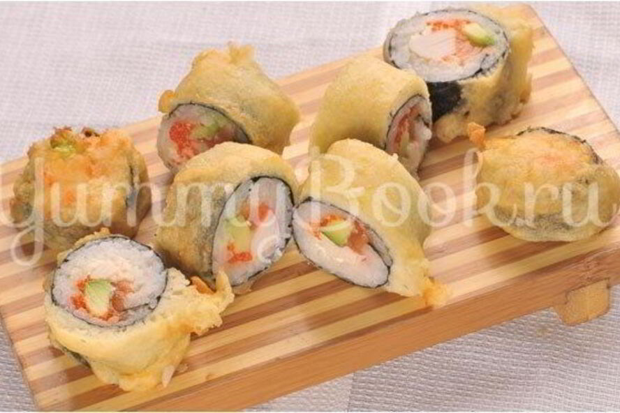 Рецепт горячих роллов темпура