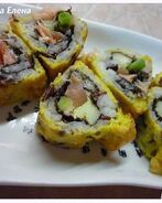 Горячие роллы в темпуре