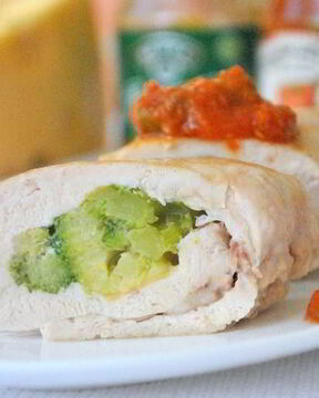 Куриные роллы с брокколи и сыром