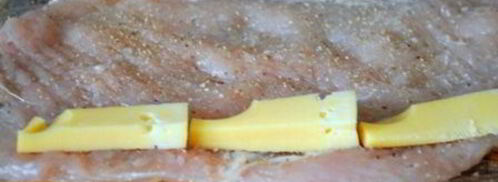 куриные роллы с брокколи и сыром. Шаг 2