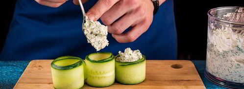 огуречные роллы с креветками. Шаг 5