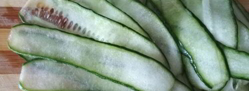 огуречные роллы с семгой. Шаг 2