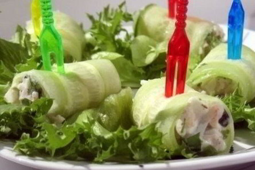 Рецепт огуречных роллов