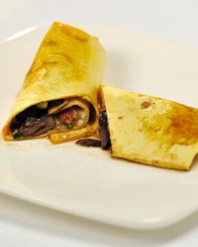 Ролл с куриными сердечками