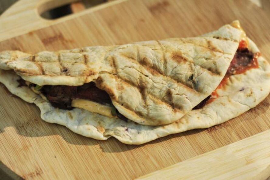 Рецепт ролла с пастромой