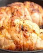 Роллы из курицы с плавленым сыром и брокколи