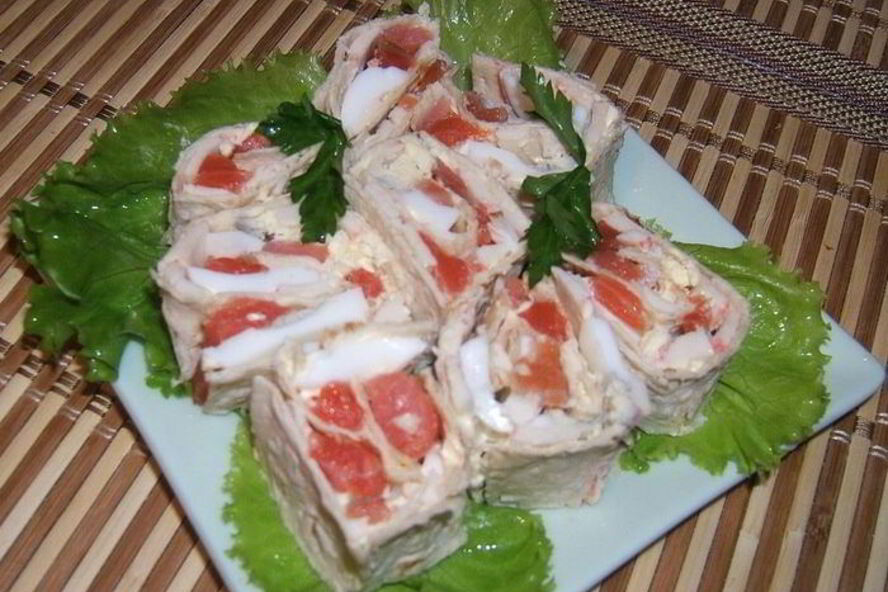 Рецепт роллов из лаваша