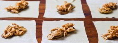 роллы с индюшкой и грибами. Шаг 2