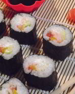 Роллы с креветками