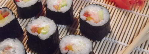 роллы с креветками. Шаг 11