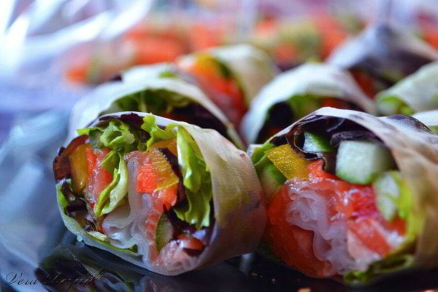 Рецепт роллов с лососем