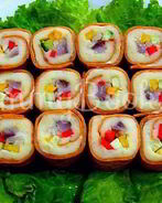 Роллы с сельдью по-русски