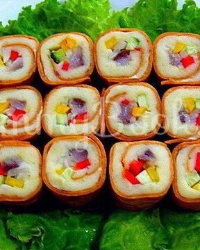 Роллы с сельдью по-русски