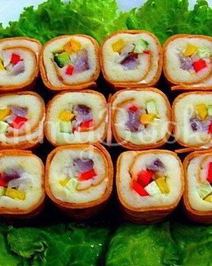 Роллы с сельдью по-русски