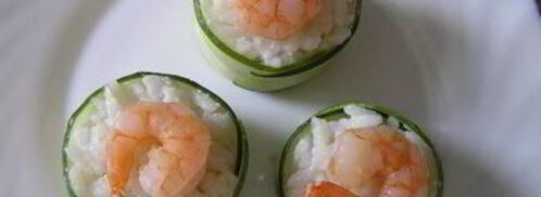 роллы с тунцом и креветками. Шаг 8