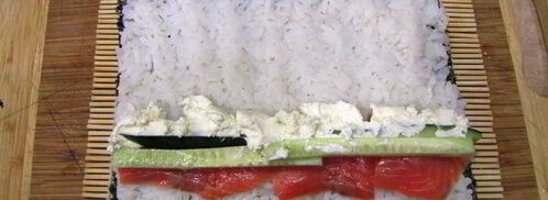 роллы сашими, гунканмаки. Шаг 14