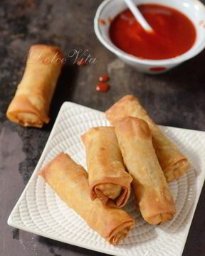 Спринг-роллы с капустой