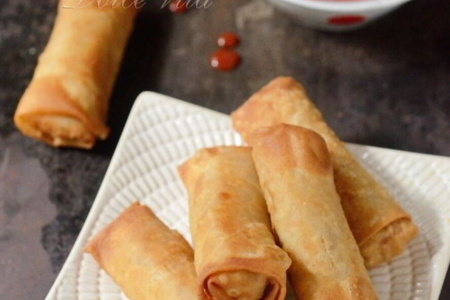 Рецепт спринга-роллов с капустой