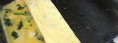 яичный ролл на завтрак. Шаг 4