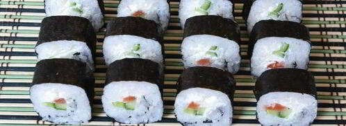 запеченные роллы с лососем. Шаг 11