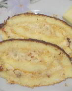 Бисквитный рулет Симфония кокоса