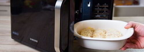 быстрые куриные рулетики в микроволновке samsung. Шаг 9