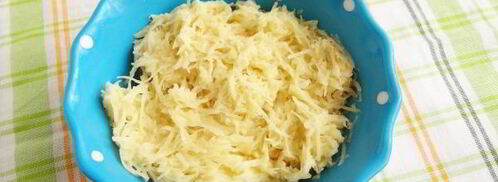 картофельно-кабачковый рулет с форелью. Шаг 4