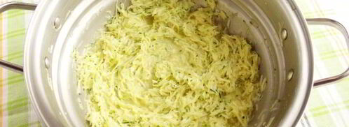 картофельно-кабачковый рулет с форелью. Шаг 7