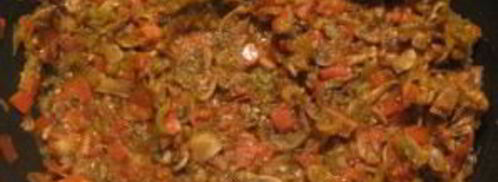 картофельный рулет с овощами. Шаг 5