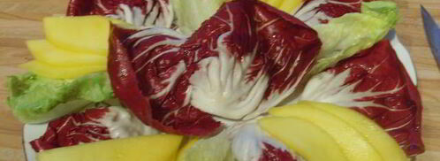 куриные рулеты под манговым соусом с брусками поленты. Шаг 10