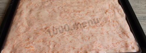 морковный рулет с сыром маскарпоне. Шаг 5