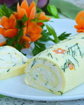 Нежнейший рулет Белоснежка