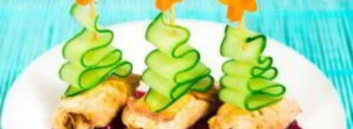 новогодние рулетики. Шаг 5