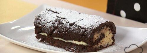 рулет баунти и чай с фруктами. Шаг 8