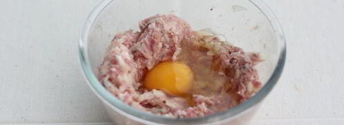 рулет из фарша с рисом. Шаг 2