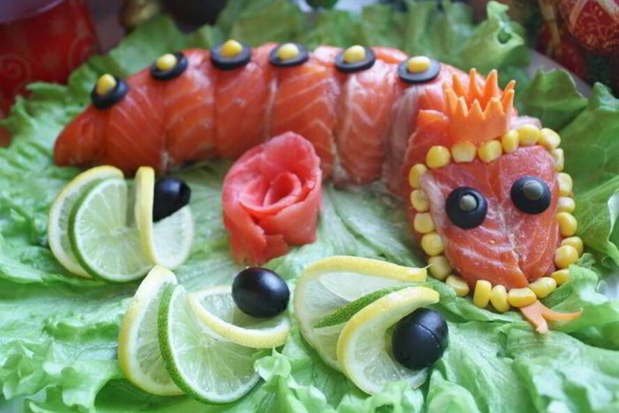 Рецепт рулета из копченой семги