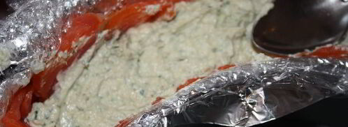 рулет из копченой семги. Шаг 9